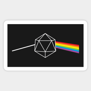 Dark Side of the Moon d20 Magnet